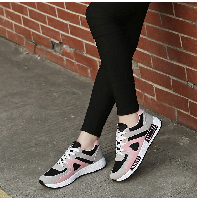 Women's Casual Color Block Round Toe Skate Shoes display picture 1