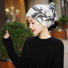 帽子女秋冬季包头帽韩版潮套头帽堆堆帽休闲百搭头巾帽睡帽月子帽