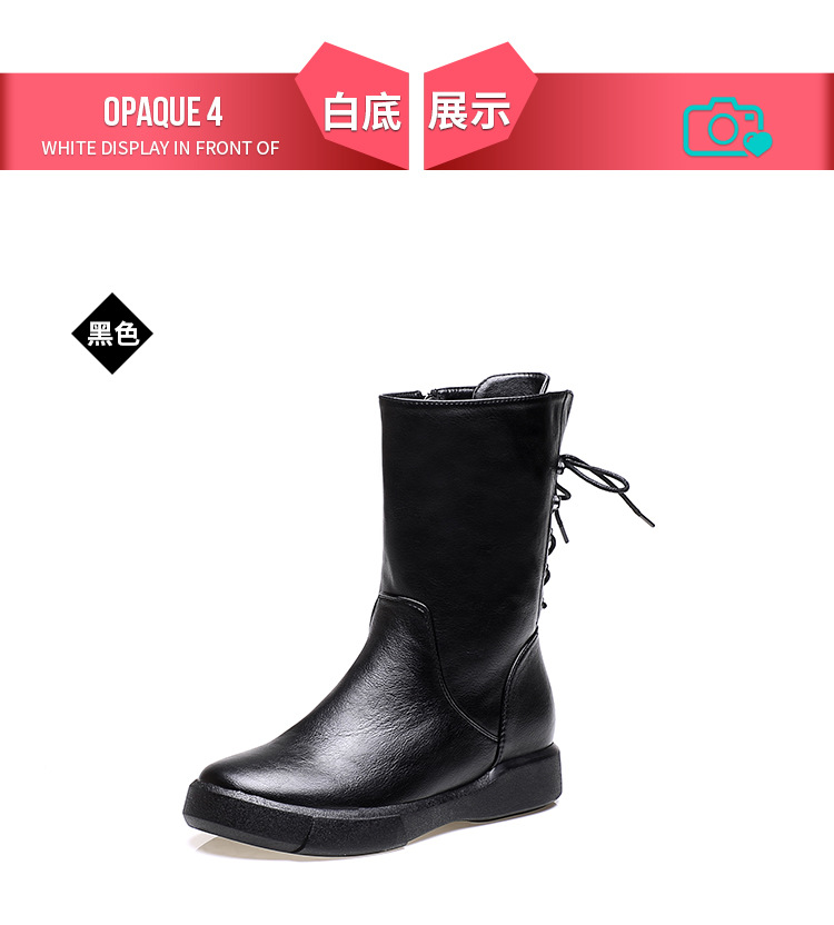 Bottes femme en PU de haute qualité - Ref 3355392 Image 19