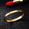 Bracelet stainless steel for beloved, Korean style, English