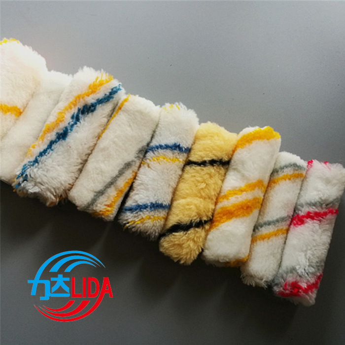 批发高档 4寸迷你小拇指滚筒刷 热熔修补边角小滚筒 涤纶拇指刷头