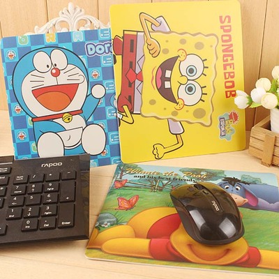 创意卡通笔记本电脑小号鼠标垫办公游戏防滑EVA底光滑面|ms