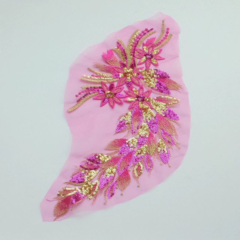 Ноутбук, ногти sequins, чонсам, наклейка, с вышивкой, цветочный, оптовая