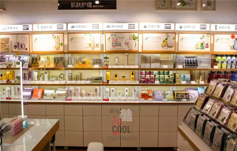 化妆品柜子 化妆品展柜 化妆品柜台 28