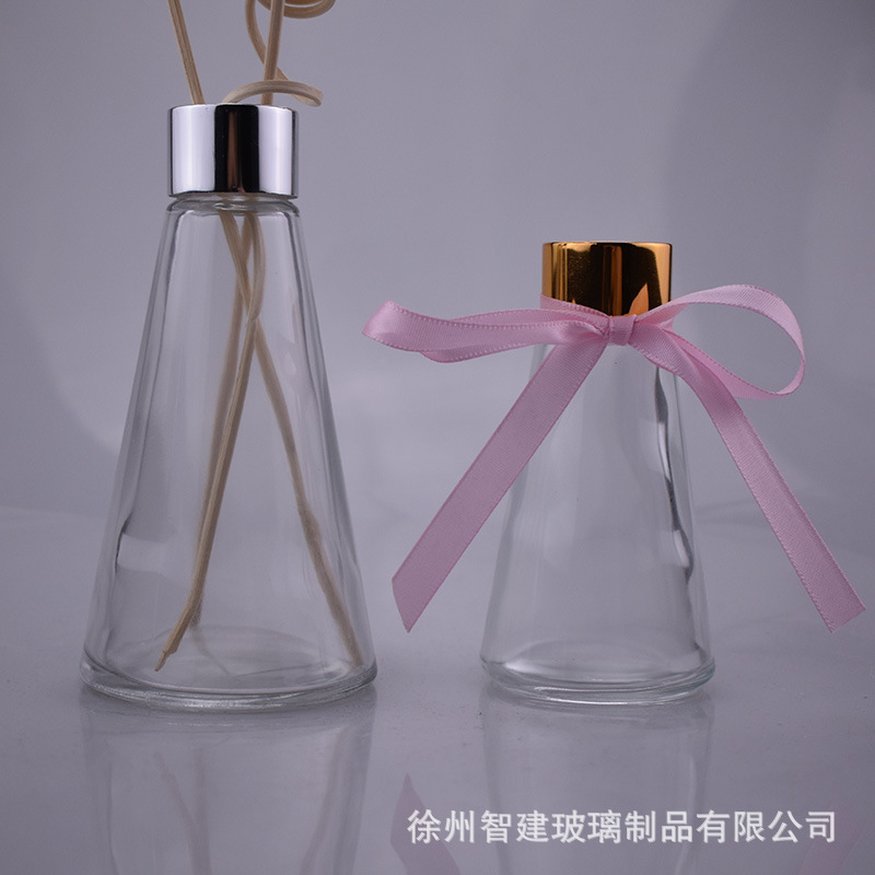 玻璃香薰瓶无火香薰玻璃瓶专用空瓶 螺口倒锥香薰瓶100毫升150毫