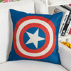 The Avengers, heroes, pillow, pillowcase, Marvel, Superman, Iron Man, Spiderman, cotton and linen