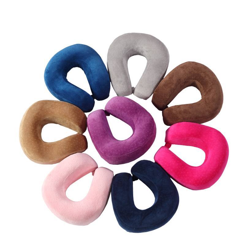 Foam Support U-Shaped Protection Airplane Travel Neck Car Memory Pillow_voghion.com
