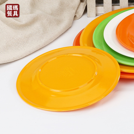 tấm melamine nhựa màu quanh đĩa khách sạn món ăn món ăn món ăn melamine tableware Món ăn