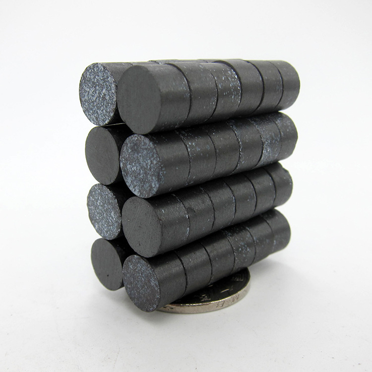 生产异性模压铁氧体强磁 圆形 方形 圆环 打沉孔普通强磁10x6