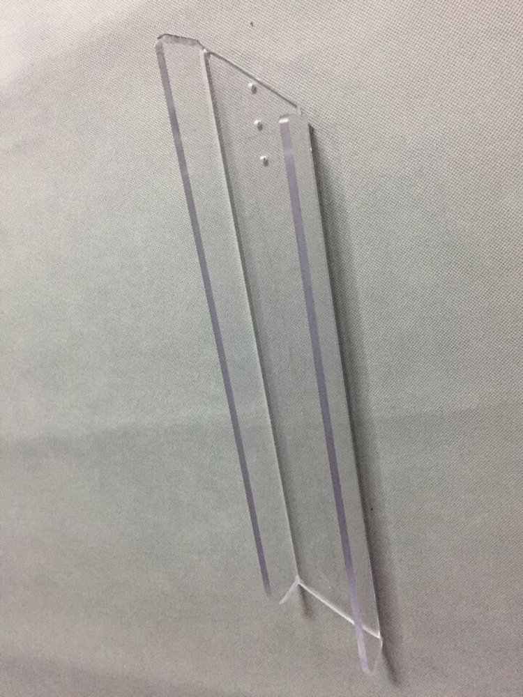 透明有机玻璃雕刻热弯加工 PMMA亚克力热弯丝印粘接成型