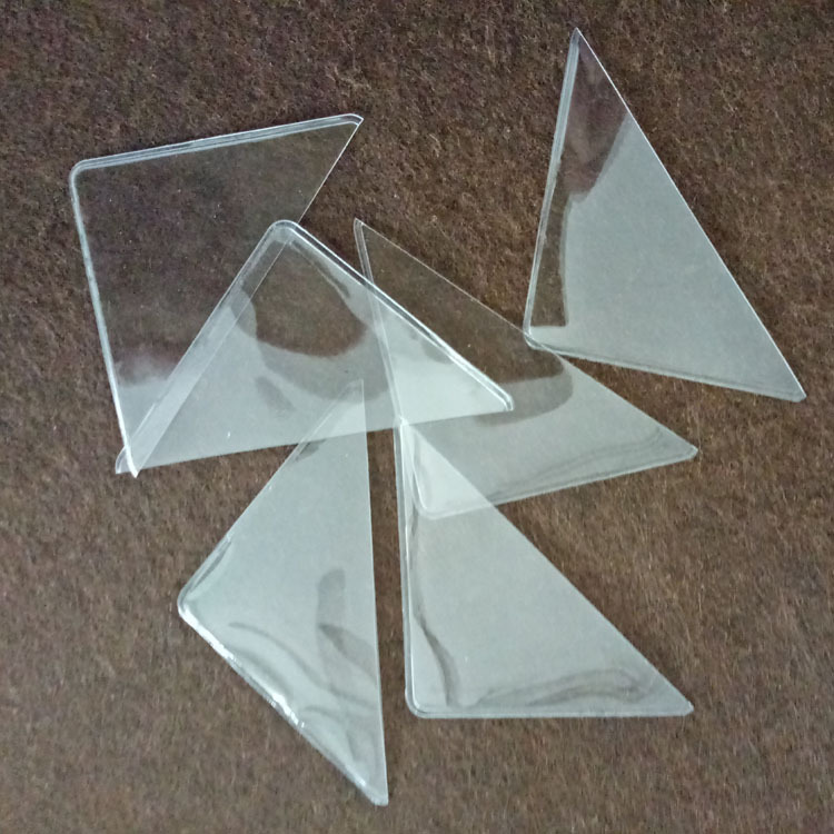 厂家直销三角形PVC塑料袋 透明PVC袋   可定透明保护套制