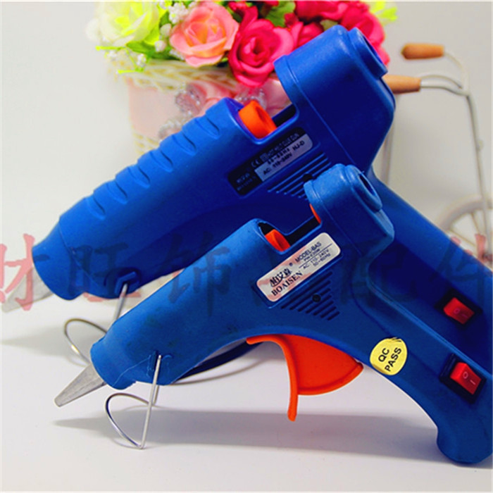 热熔胶枪胶棒 批发带开关60W胶枪20W热溶胶枪 7 11mm直径胶枪胶棒