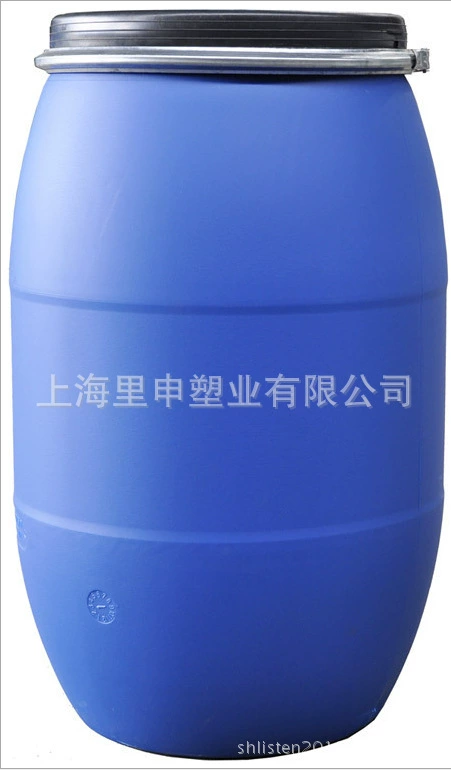 Поставка высококачественных пластиковых бочек объемом 120 л, открытых бочек 120 л, фланцевых бочек, химических бочек с железным кольцом.