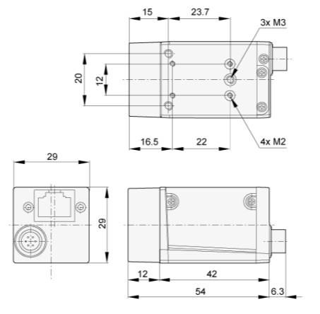  BASLER巴斯勒　acA1300-60gmNIR 面阵摄像头