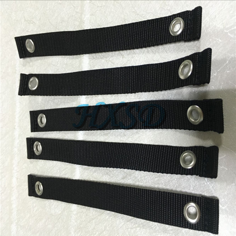 厂家供应鸡眼织带 家具安全鸡眼织带 固定打孔织带 规格根据要去