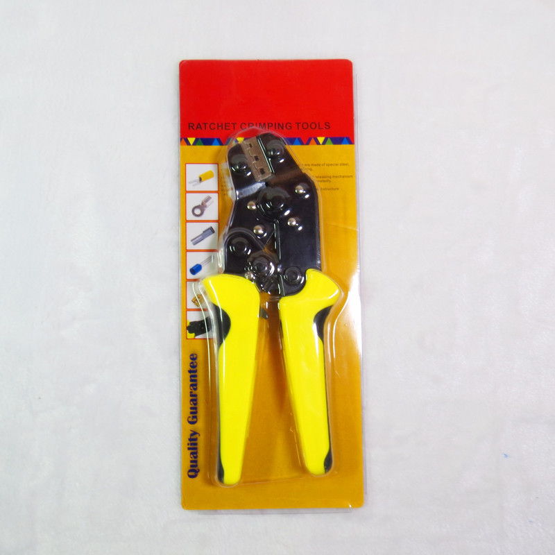 插簧端子省力压接 欧式TAB端子压接钳 棘轮式端子压接钳