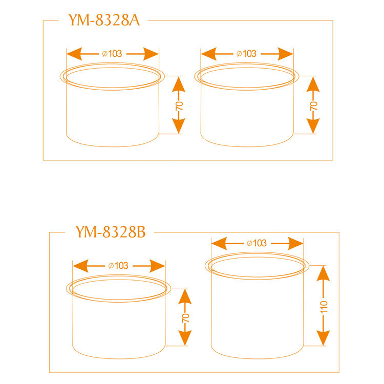 工厂直供双炉脱毛蜡热疗机蜜蜡脱毛蜡豆融蜡机Depilatory Heater