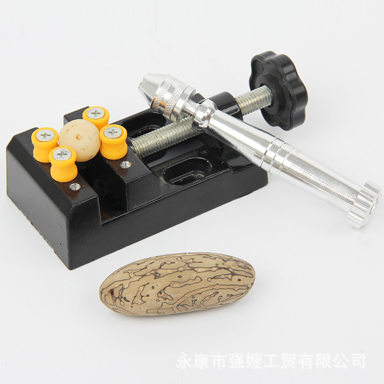 批发核雕木雕 微雕刻夹具微雕台钳 橄榄核雕刻夹 印床 铝核夹-阿里巴巴
