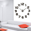 Taobao Expressway Creative Acrylic Mirror Wall Sticker Living Room lying DIY Mirror Mirroring Clock Wall Patch