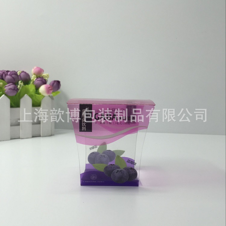 生产加工pvc精美 塑料封套 冰粉果语100g装 乳酸菌饮料