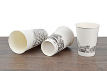 安庆芊芊厂家定做一次性纸杯热饮纸杯定制logo环保材质隔热防烫