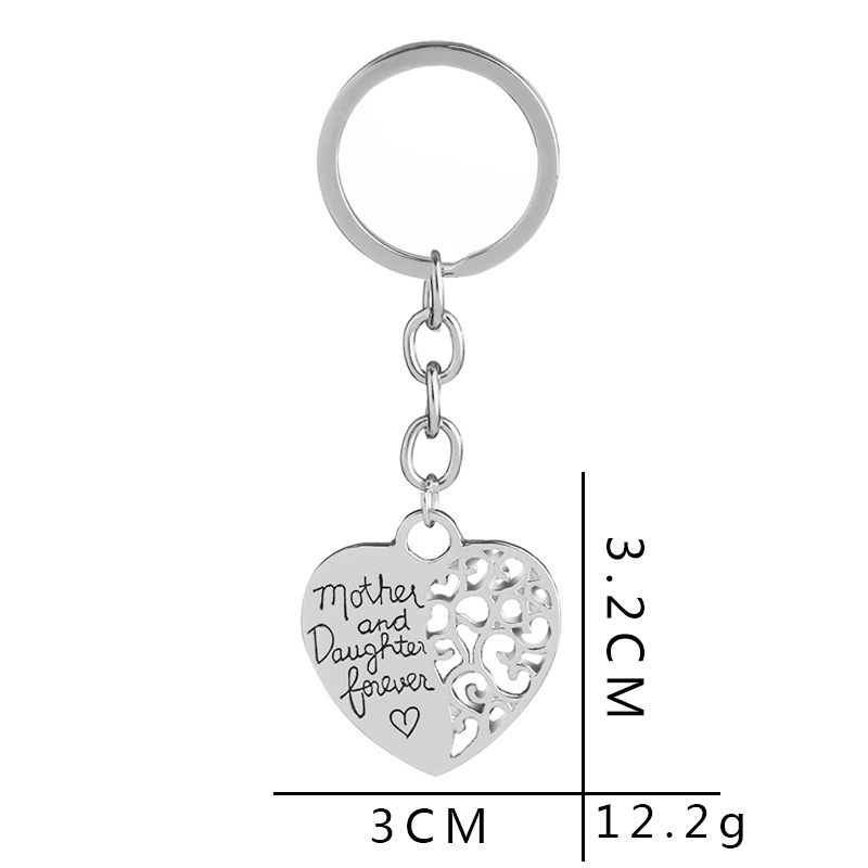 Explosion Keychain Mother And Daughter Mother Daughter Eternal Love Keychain Wholesale Nihaojewelry display picture 2