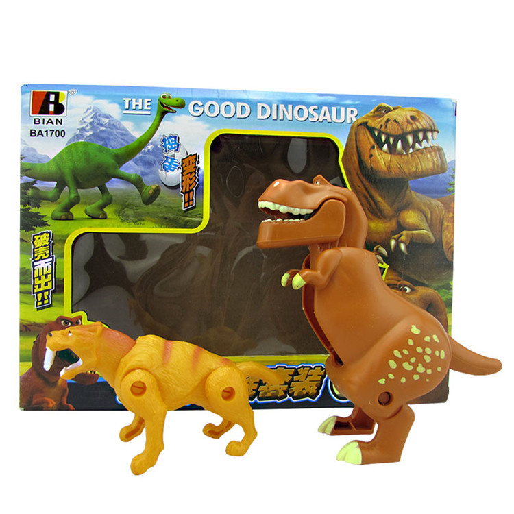 变形恐龙蛋玩具套装 侏罗纪世界仿真动物模型儿童益智玩具