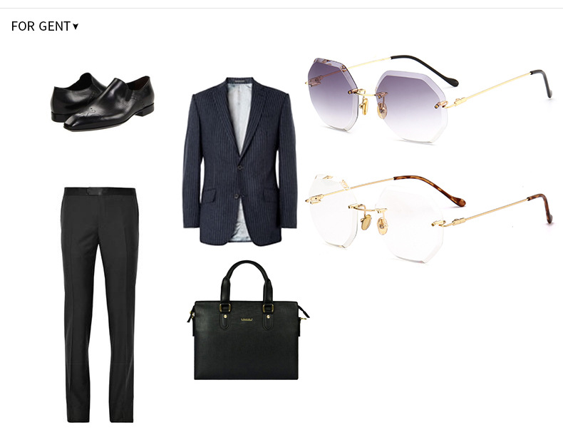  occhiali da sole con taglio a cristallo occhiali da sole street style alla moda 17040_voghion.com