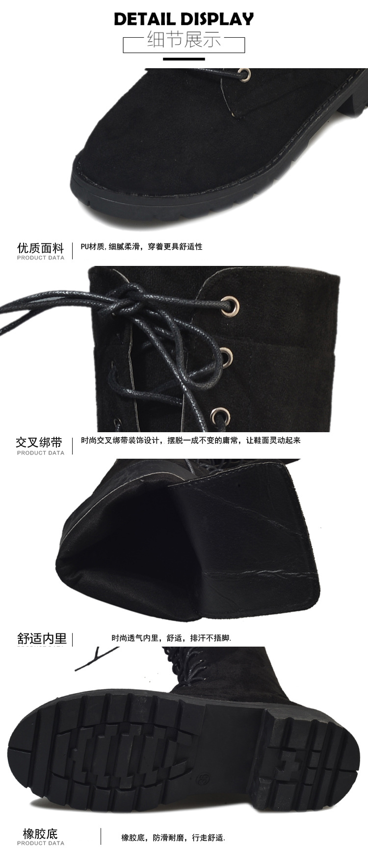 Bottes femme HALINFER  HAN LINGFEI en Daim - Ref 3355317 Image 15