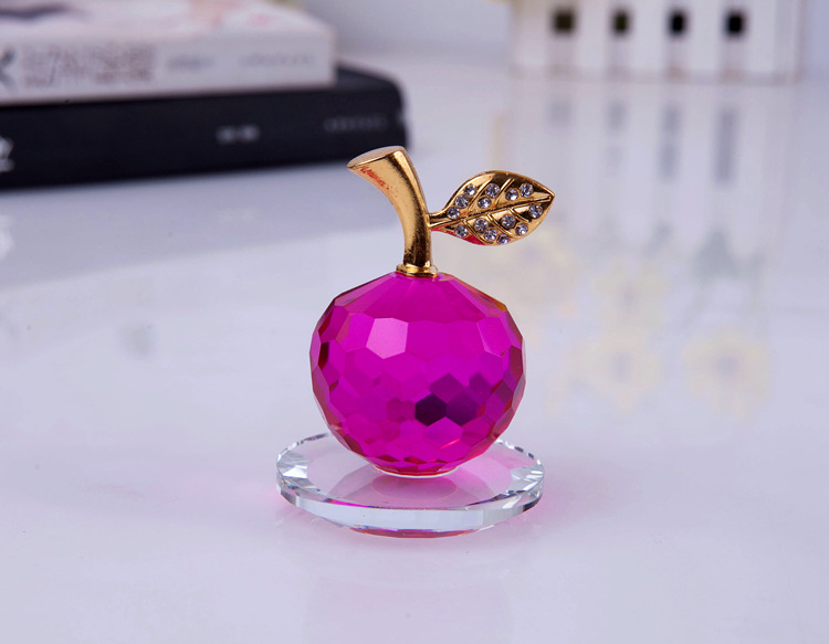 Simple Style Apple Crystal Casual Daily Ornaments display picture 5