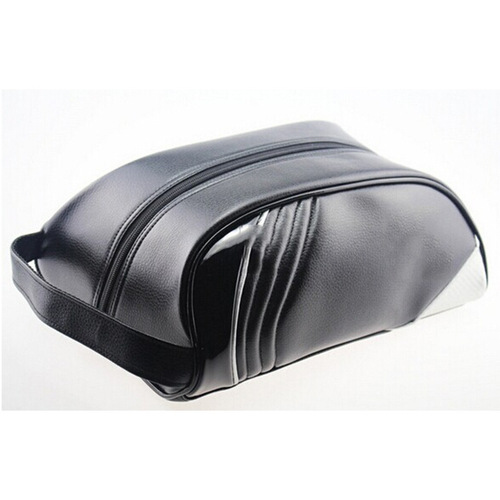 Cross-border hot selling golf shoe bag dustproof and waterproof PU shoe bag multifunctional clutch bag sundries storage bag portable bag