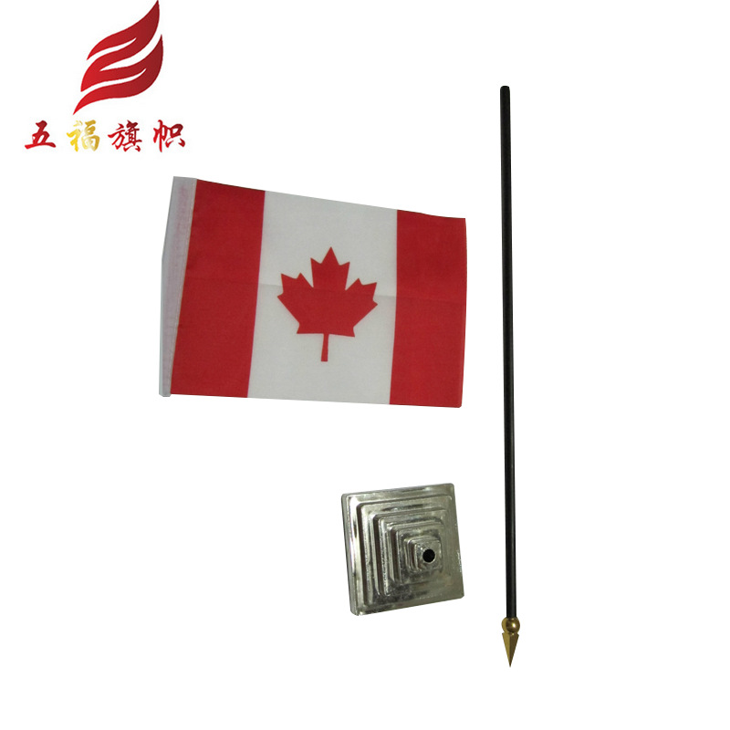 direct deal Plastic flag stand Negotiation flag Table flag flagpole decorate Banner Discount Digital