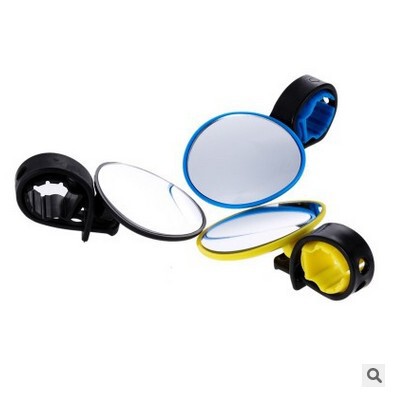 Factory direct sales mini adjustable bicycle rearview mirror mountain bike rear view bicycle reflector belt buckle
