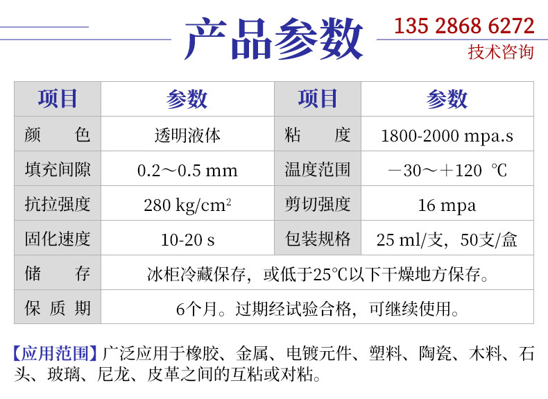 橡胶金属塑料强力耐高温快干瞬间胶水_02