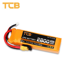 TCB航模锂电池 2600mAh2S/3S/4S/6S14.8V遥控飞机四轴飞机器电池