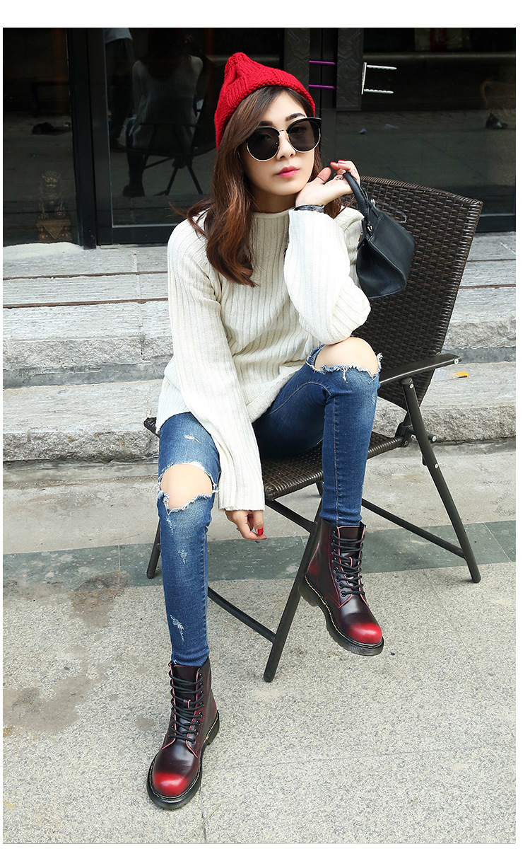 Bottes femme en En cuir - Ref 3354254 Image 39