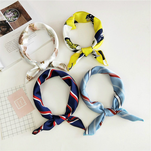 50 small square scarf silk scarf female small scarf summer Korean stewardess professional spring and autumn decoration Korean version wholesale