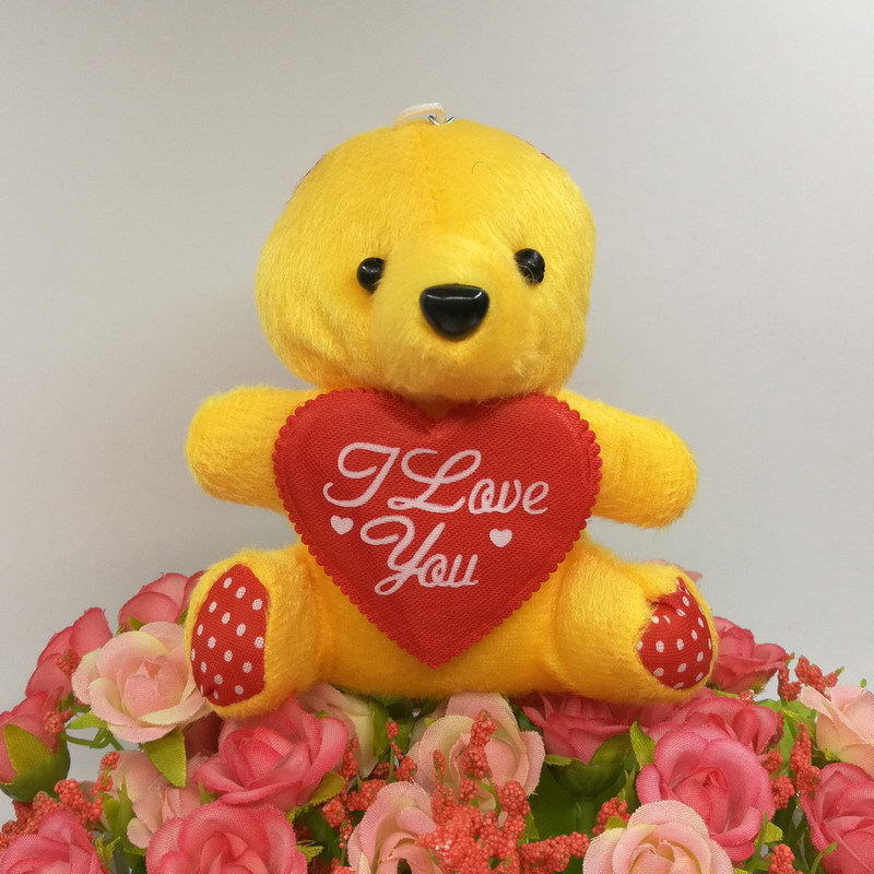 10cm heart sitting bear 10
