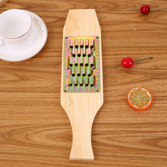 14th Electroplated Copper Color Iron Sheet Wire Drawing Machine Pine Wood Wire Drawing Potato Carrot Vegetable Cutting Tool Wood Repair Factory Wholesale