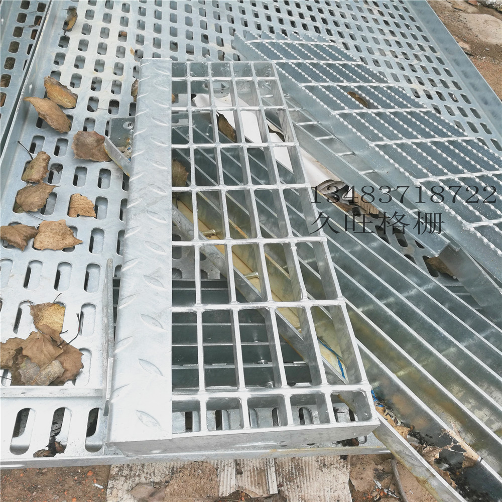 镀锌钢格栅板热镀锌踏步板热镀锌沟盖板山西钢格板厂家