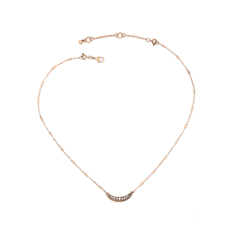 Occident and the United States alloy Diamond necklace NHQD0437