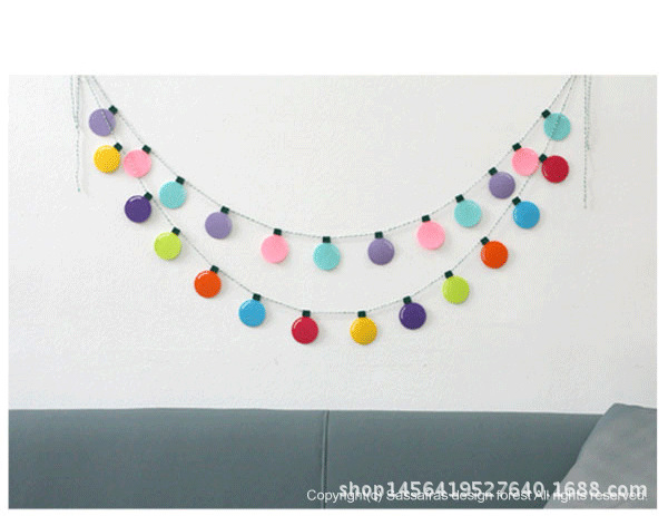 裝飾彩旗燈泡串旗裝飾 DIY室內戶外攝影道具聖誕節節日生日挂飾