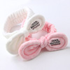 Cute hairgrip for face washing with bow, headband, face mask, scarf, hair accessory, Korean style