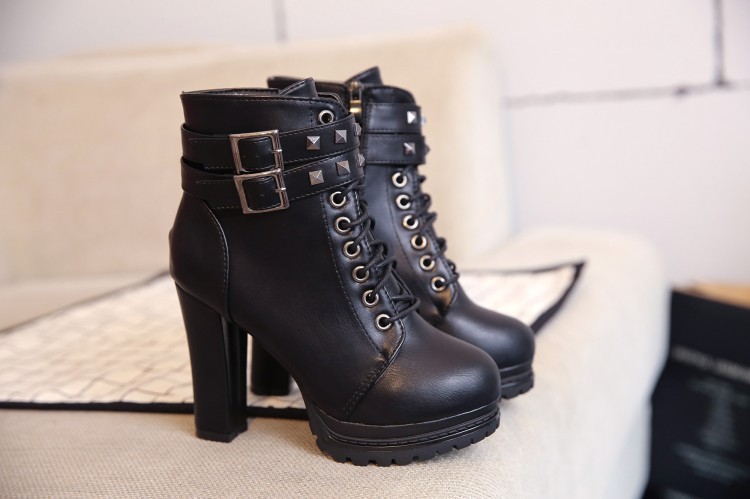 Bottes femme en PU artificiel - Ref 3354696 Image 23