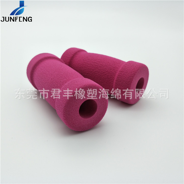 异形两头粗研磨护手橡塑海绵手把护套 防滑防震NBR橡塑手把套