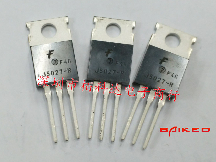 J5027-R TO220 三极管 FJP5027RTU 双极晶体管 800V 3A   原装