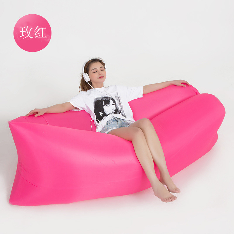 Douyin Same Lazy Sofa Outdoor Sofa Inflatable Sofa Portable Sleeping Bag Foldable Air Sofa Bed