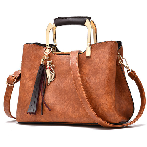 Women's handbag  new European and American fashion women's bag retro shoulder crossbody bag middle-aged mother bag dropshipping
