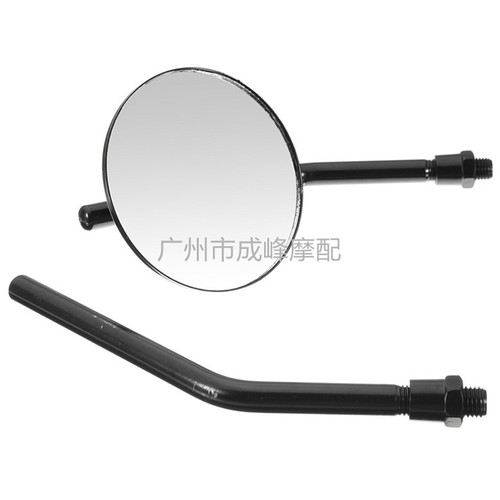Taiwan imported Harley Triumph special retro motorcycle modified round square trapezoidal rearview mirror reflector
