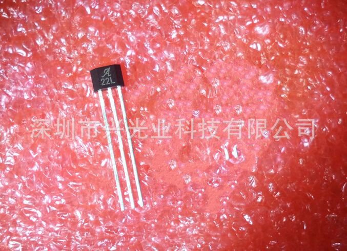 ALLEGRO线性霍尔传感器A1322LUA-T TO92 丝印22L A1322